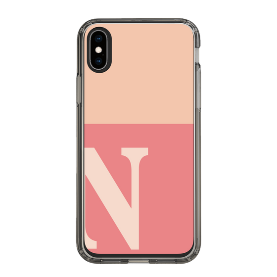 Slim Protection Case［ Original - initial two tone - N pink ］