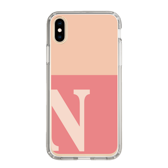 Slim Protection Case［ Original - initial two tone - N pink ］