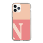Slim Protection Case［ Original - initial two tone - N pink ］
