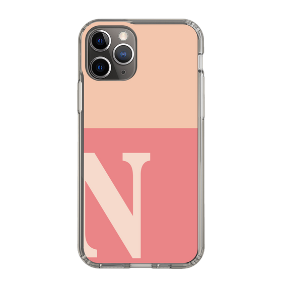 Slim Protection Case［ Original - initial two tone - N pink ］