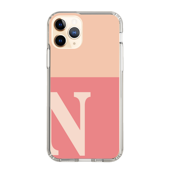 Slim Protection Case［ Original - initial two tone - N pink ］