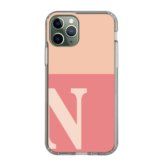 Slim Protection Case［ Original - initial two tone - N pink ］