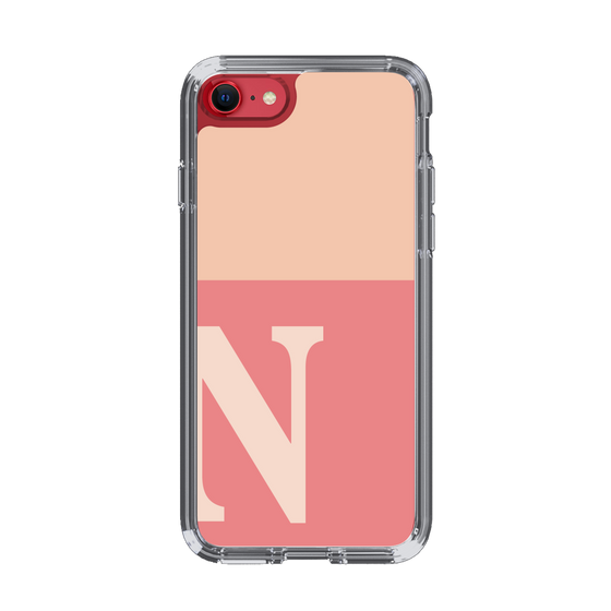 Slim Protection Case［ Original - initial two tone - N pink ］