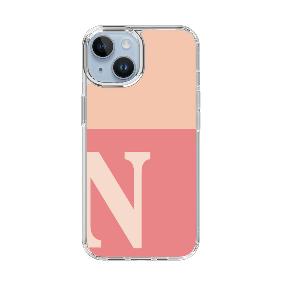 Slim Protection Case［ Original - initial two tone - N pink ］