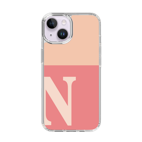 Slim Protection Case［ Original - initial two tone - N pink ］