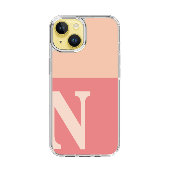 Slim Protection Case［ Original - initial two tone - N pink ］