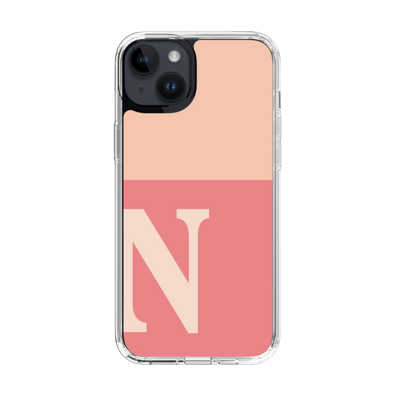 Slim Protection Case［ Original - initial two tone - N pink ］