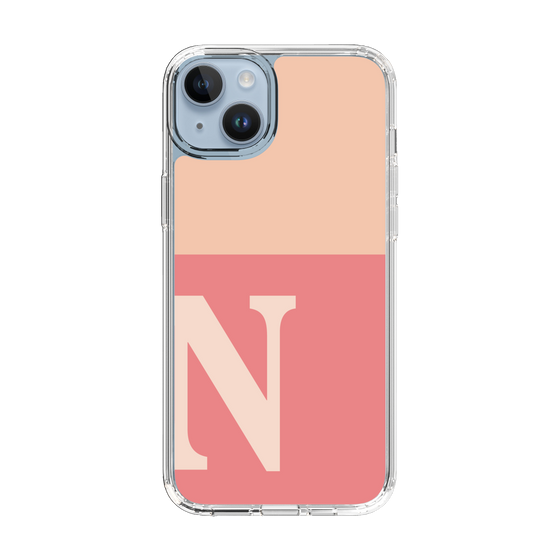 Slim Protection Case［ Original - initial two tone - N pink ］