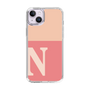 Slim Protection Case［ Original - initial two tone - N pink ］