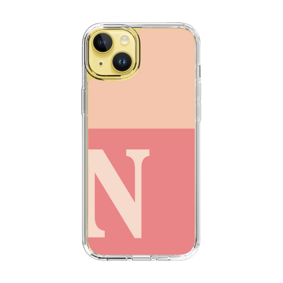 Slim Protection Case［ Original - initial two tone - N pink ］