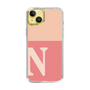 Slim Protection Case［ Original - initial two tone - N pink ］