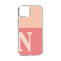 Slim Protection Case［ Original - initial two tone - N pink ］