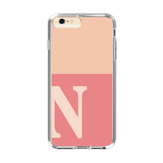 Slim Protection Case［ Original - initial two tone - N pink ］