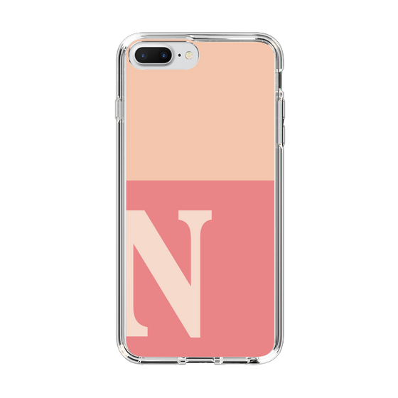 Slim Protection Case［ Original - initial two tone - N pink ］
