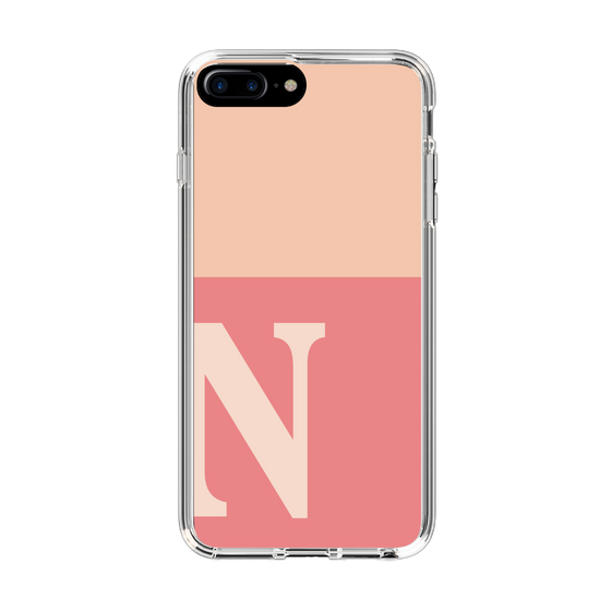 Slim Protection Case［ Original - initial two tone - N pink ］