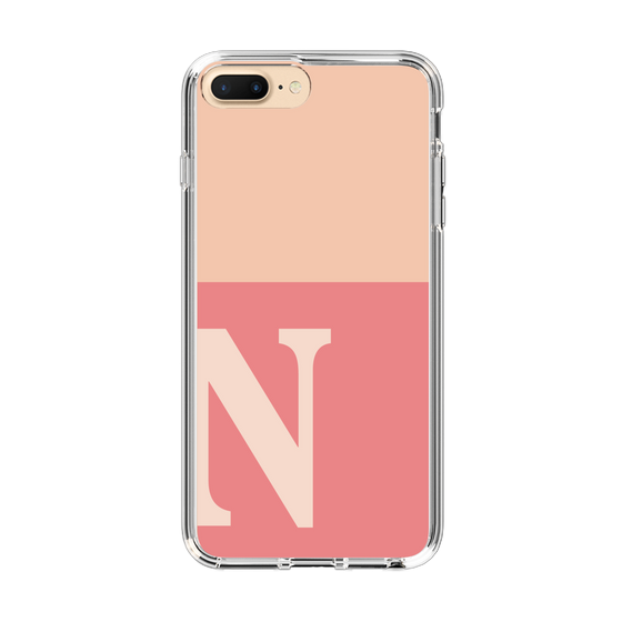 Slim Protection Case［ Original - initial two tone - N pink ］