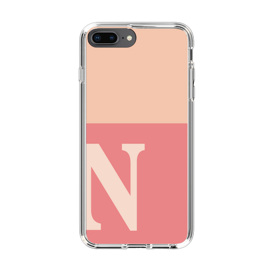 Slim Protection Case［ Original - initial two tone - N pink ］