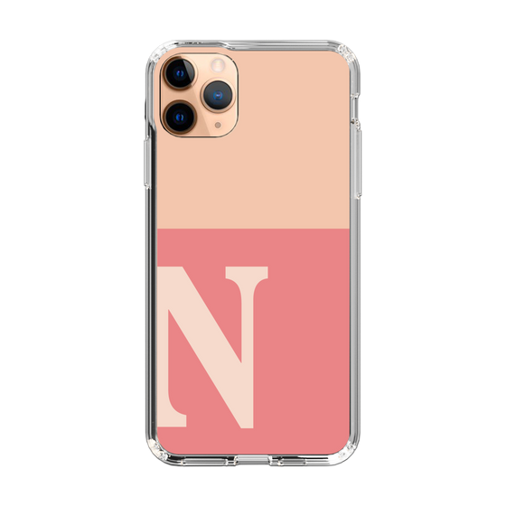 Slim Protection Case［ Original - initial two tone - N pink ］