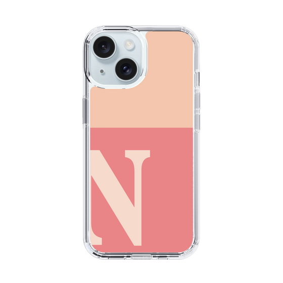 Slim Protection Case［ Original - initial two tone - N pink ］