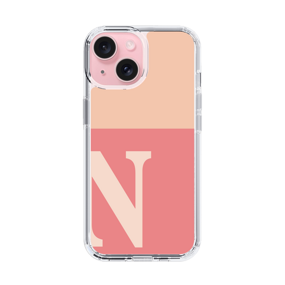 Slim Protection Case［ Original - initial two tone - N pink ］