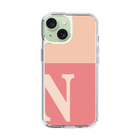 Slim Protection Case［ Original - initial two tone - N pink ］