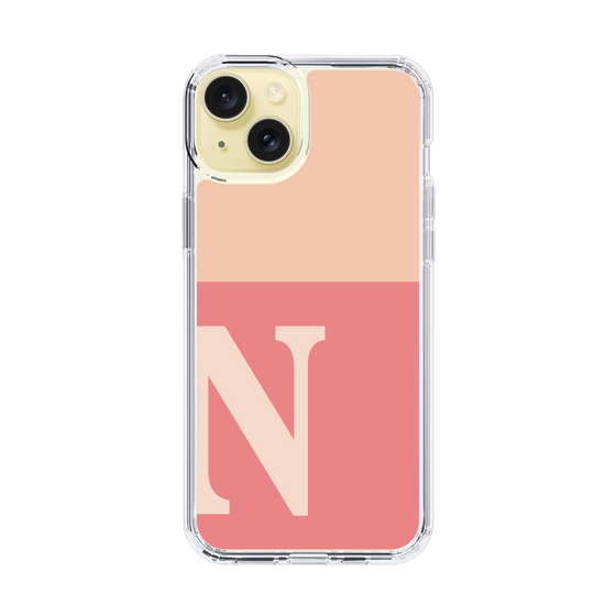 Slim Protection Case［ Original - initial two tone - N pink ］