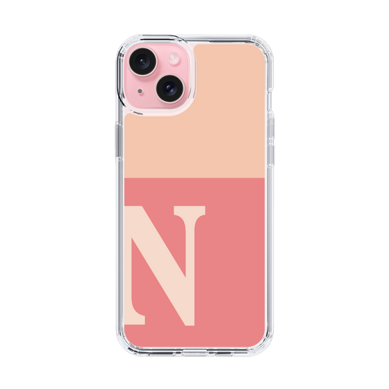 Slim Protection Case［ Original - initial two tone - N pink ］