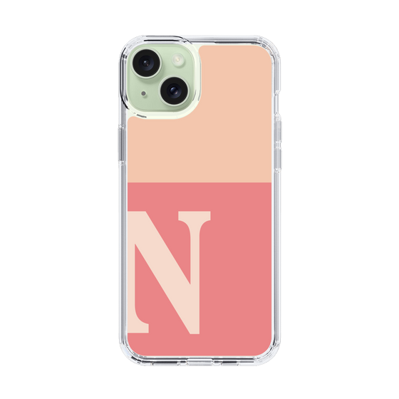 Slim Protection Case［ Original - initial two tone - N pink ］