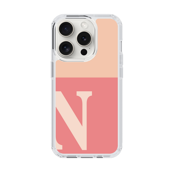 Slim Protection Case［ Original - initial two tone - N pink ］