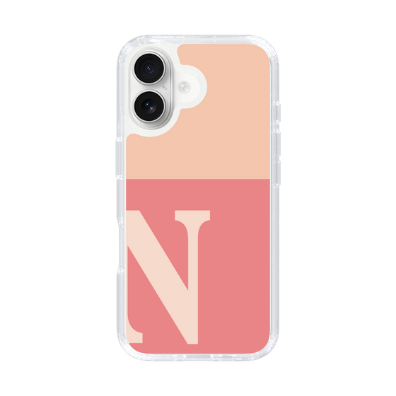 Slim Protection Case［ オリジナル - initial two tone - N pink ］