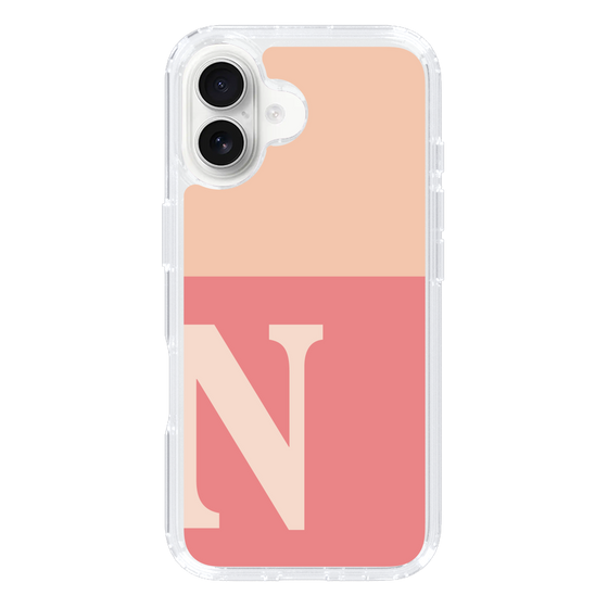 Slim Protection Case［ オリジナル - initial two tone - N pink ］
