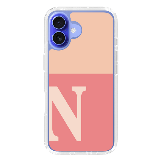 Slim Protection Case［ オリジナル - initial two tone - N pink ］
