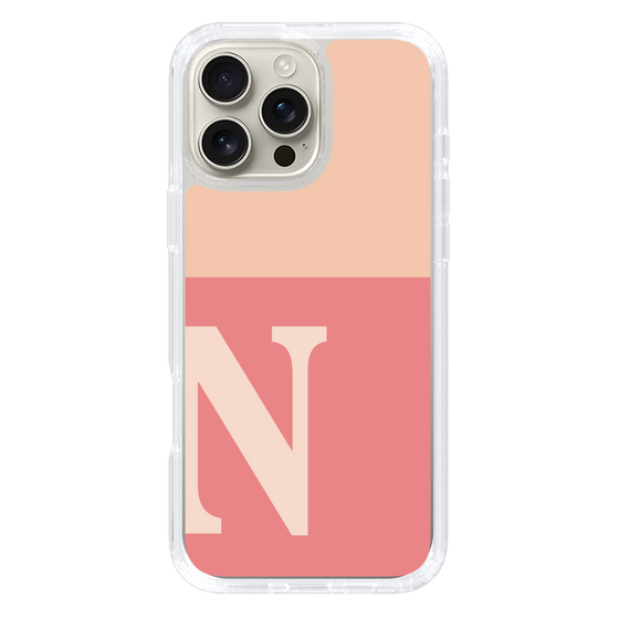 Slim Protection Case［ オリジナル - initial two tone - N pink ］