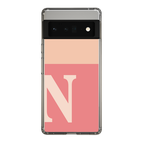 Slim Protection Case［ Original - initial two tone - N pink ］
