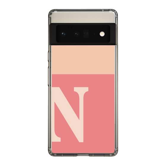 Slim Protection Case［ Original - initial two tone - N pink ］