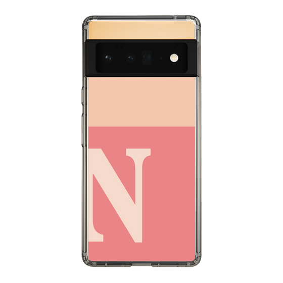 Slim Protection Case［ Original - initial two tone - N pink ］