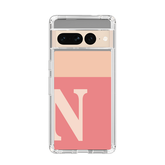 Slim Protection Case［ Original - initial two tone - N pink ］