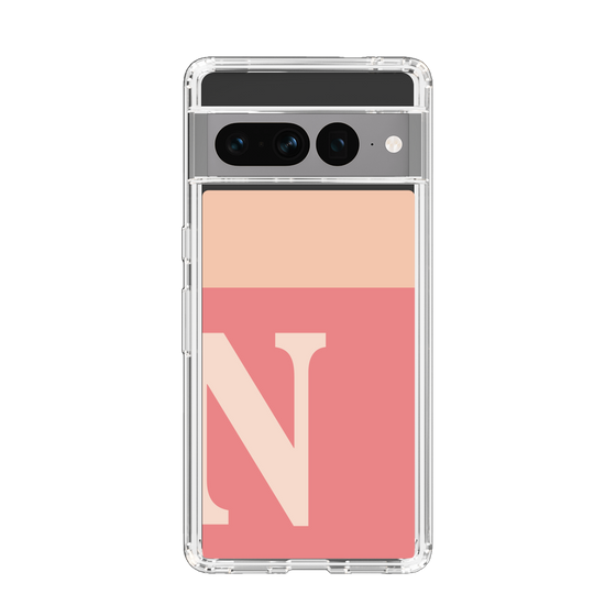 Slim Protection Case［ Original - initial two tone - N pink ］