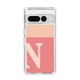 Slim Protection Case［ Original - initial two tone - N pink ］