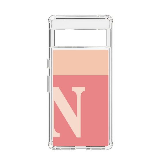 Slim Protection Case［ Original - initial two tone - N pink ］