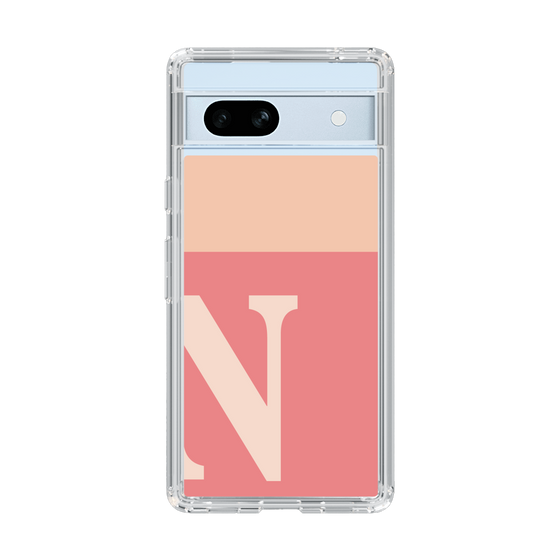 Slim Protection Case［ Original - initial two tone - N pink ］