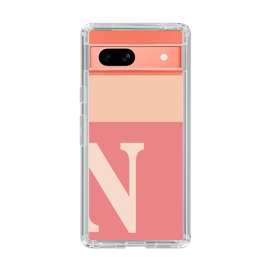 Slim Protection Case［ Original - initial two tone - N pink ］