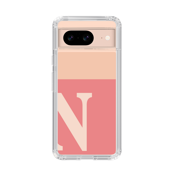 Slim Protection Case［ Original - initial two tone - N pink ］