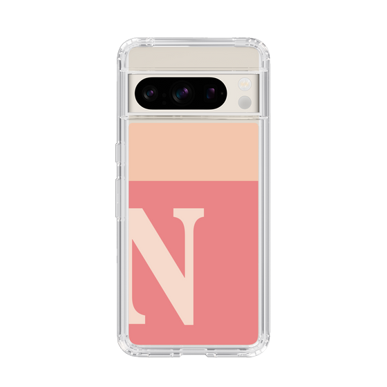 Slim Protection Case［ Original - initial two tone - N pink ］