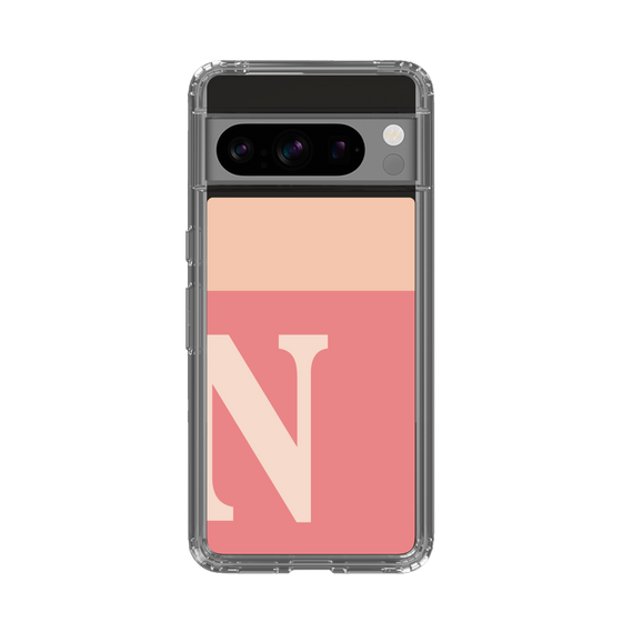 Slim Protection Case［ Original - initial two tone - N pink ］