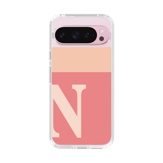 Slim Protection Case［ Original - initial two tone - N pink ］