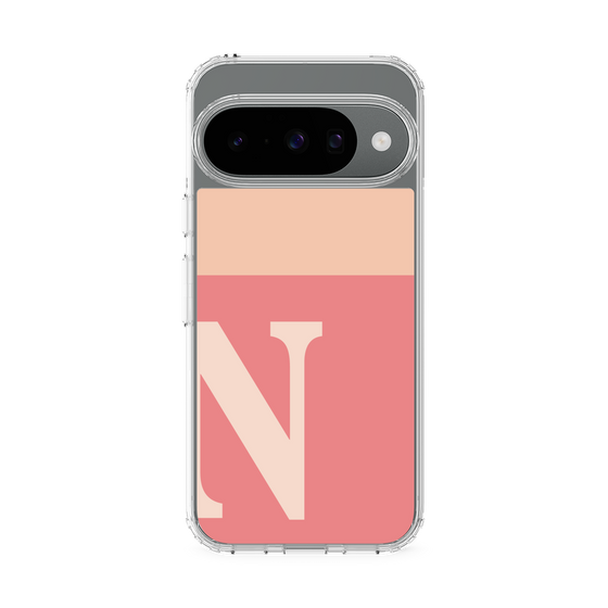 Slim Protection Case［ Original - initial two tone - N pink ］