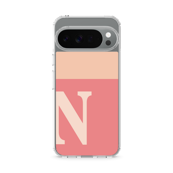Slim Protection Case［ Original - initial two tone - N pink ］