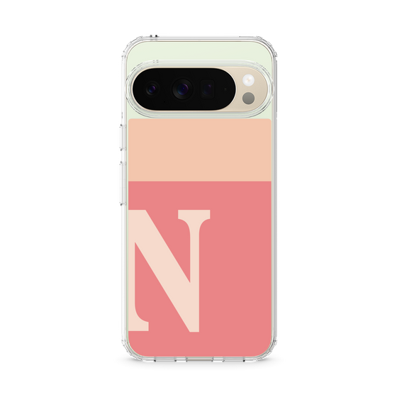 Slim Protection Case［ Original - initial two tone - N pink ］
