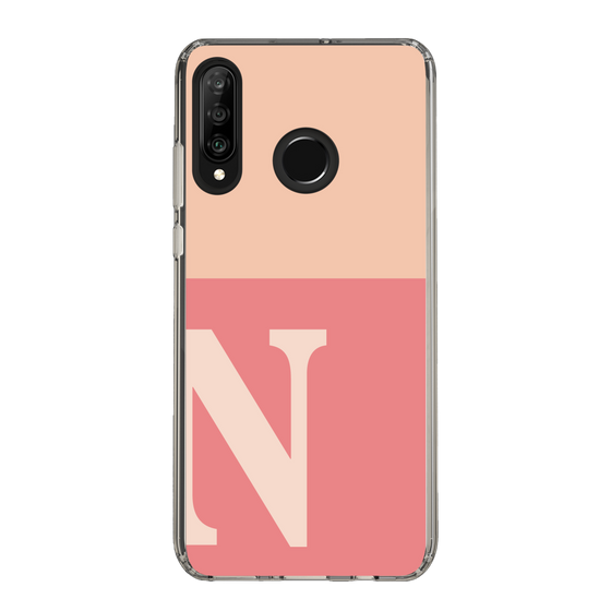 Slim Protection Case［ Original - initial two tone - N pink ］